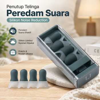 Jordan & Judy Penutup Telinga Peredam Suara Silikon Noise Reduction - PT013