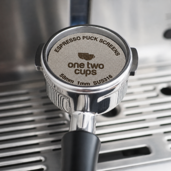 Gambar produk One Two Cups Puck Screen Portafilter Espresso Machine 150 Micron 58mm 1mm - SUS3 - 6