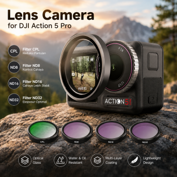 YOFO Lens Camera Filter CPL ND8 ND16 ND32 for DJI Action 5 Pro - KFD10