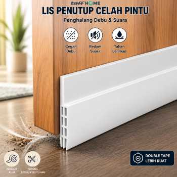 TaffHOME Lis Penutup Celah Pintu Penghalang Debu Door Bottom Seal 1M - LQ7