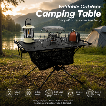 Gambar produk NAN Meja Lipat Outdoor Piknik Camping Tactical Portable Aluminium - TX150