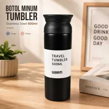 Botol Minum Tumbler Air Panas Dingin BPA Free Stainless Steel - HS-6983