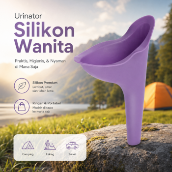 Gambar produk Urinator Silikon Wanita Emergency Portable Urinal - XBQ