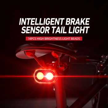 CYLANY Lampu Belakang Sepeda LED Rechargeable Tail Light 200 Lumens - CY200