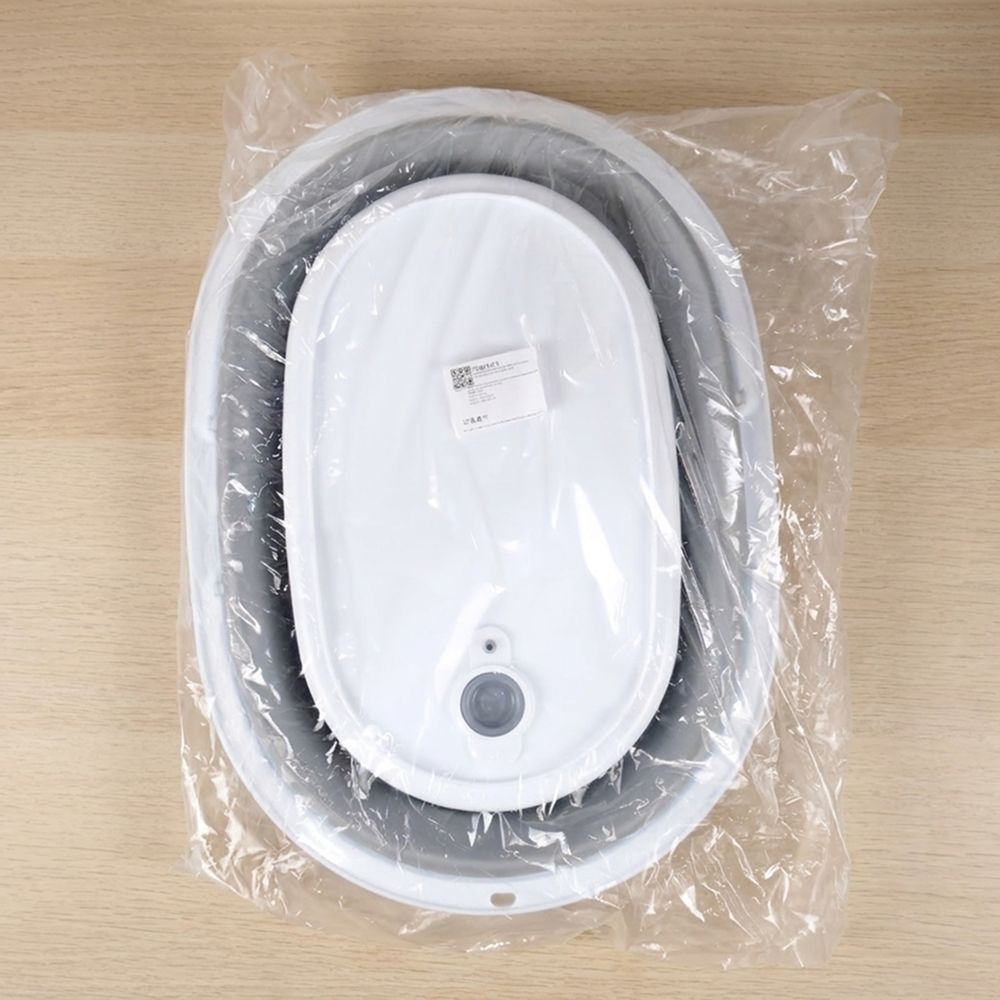 Gambar produk LAZEWING Baskom Ember Lipat Laundry Water Bucket Foldable 11L - B244 - Kemasan