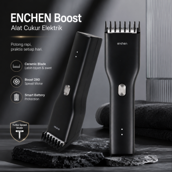 ENCHEN Boost Alat Cukur Elektrik Hair Clipper Ceramic Trimmer