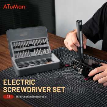 ATuMan Duka 95in1 Electric Screwdriver Kit Obeng Magnet 650mAh - E3
