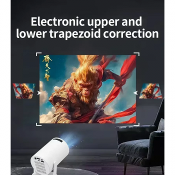 Gambar produk Rotundity Proyektor Mini Portable Android 11 WiFi 480P 150 ANSI - HY200 - 1