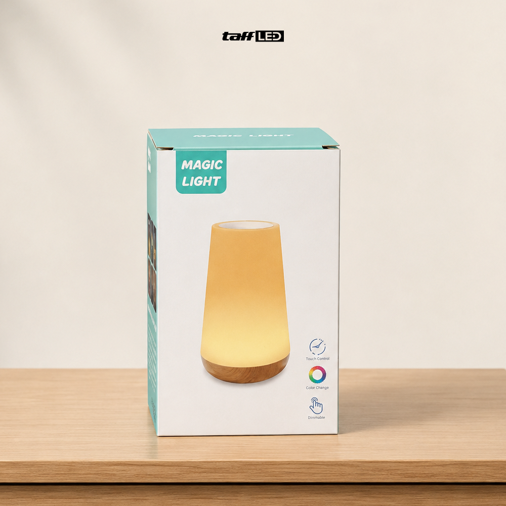Gambar produk TaffLED Lampu Tidur Table Lamp LED Rechargeable 1200mAh RGB 1.6W - XTZ-5A - Kemasan