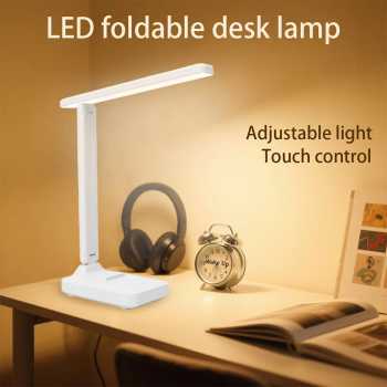 Gambar produk One Lampu Meja Belajar LED Desk Lamp USB 800mAh 10W 3 Color - PH380 - 4