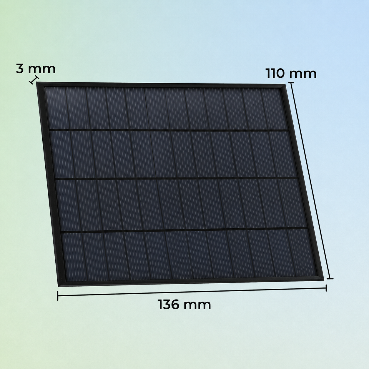 Gambar produk SolaBright Solar Panel Polycrystalline Modul DIY Power Bank 12V 2W - SN2 - 4