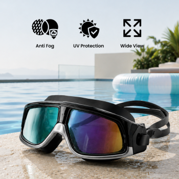 JOUYOU Kacamata Renang Dewasa Diving Snorkeling Anti Fog UV Protection - E0735