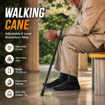 HEINAN Alat Bantu Tongkat Jalan Walking Cane Adjustable Anti Slip - AL-005