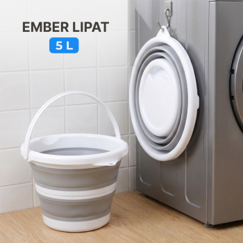 Gambar produk AsyPets Baskom Ember Lipat Water Bucket Collapsible 5L - 1725Y