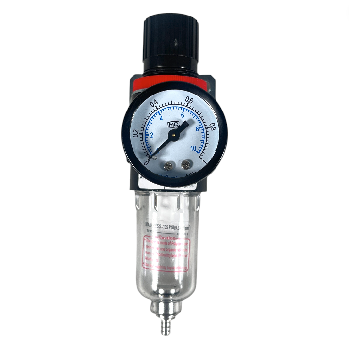 Gambar produk Ruilo Air Filter Regulator Pneumatic Saringan Kompresor Angin G1/4 Fiber Core - AFR-2000 - 1