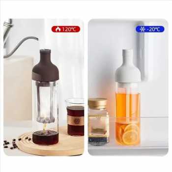 Gambar produk COBRIE Botol Cold Brew Coffee Maker Filter Borosilicate Glass 1L - OD-20 - 6