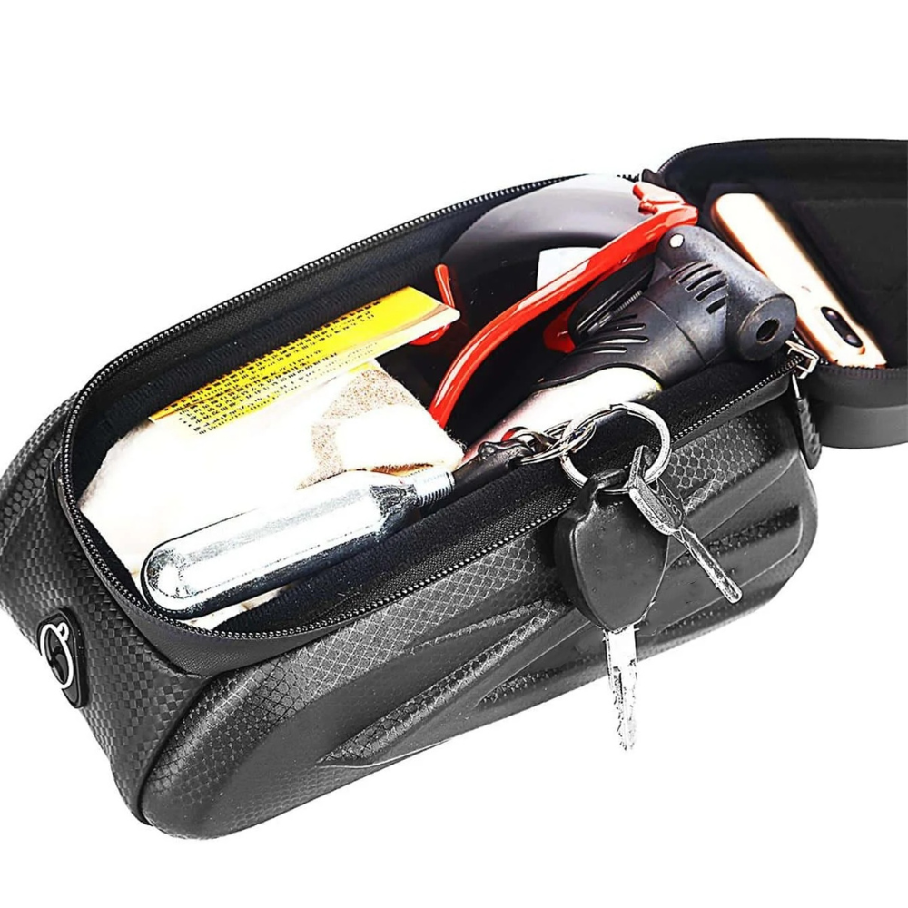Gambar produk RZAHUAHU Tas Sepeda Top Tube Bike Bag Waterproof Holder HP 6.5 Inch - TZ50 - 5