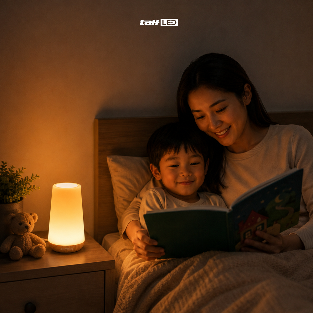 Gambar produk TaffLED Lampu Tidur Table Lamp LED Rechargeable 1200mAh RGB 1.6W - XTZ-5A - 6