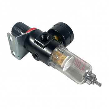 Gambar produk Ruilo Air Filter Regulator Pneumatic Saringan Kompresor Angin G1/4 Copper Core - AFR-2000 - 3