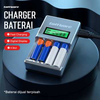 Gambar produk Taffware Charger Baterai 4 Slot AA AAA Ni-MH NiCD LCD Display - C903W