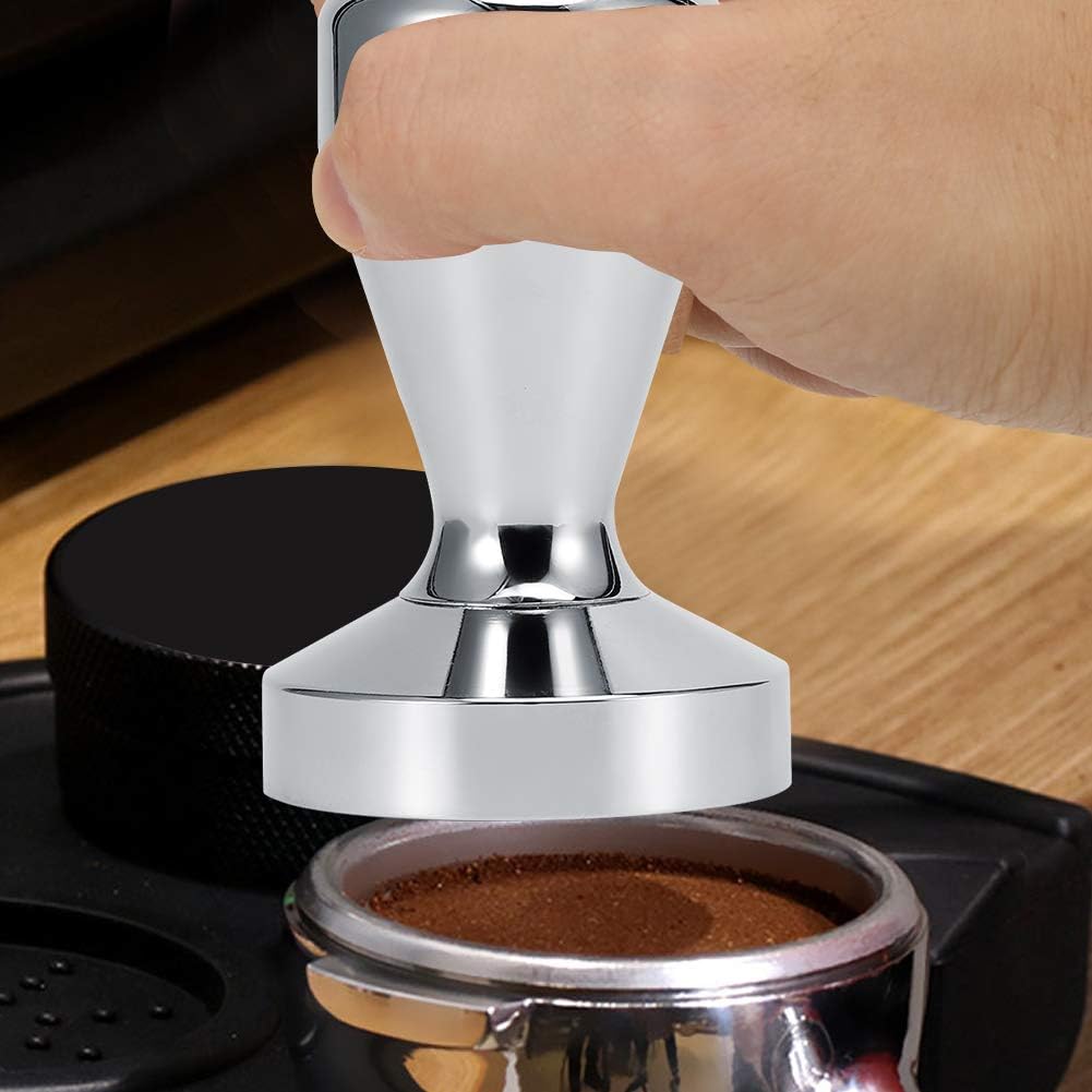 One Two Cups Tamper Kopi Espresso Flat Base Stainless Steel 51mm - FEN58 Gambar produk One Two Cups Tamper Kopi Espresso Flat Base Stainless Steel 51mm - FEN58 - 3