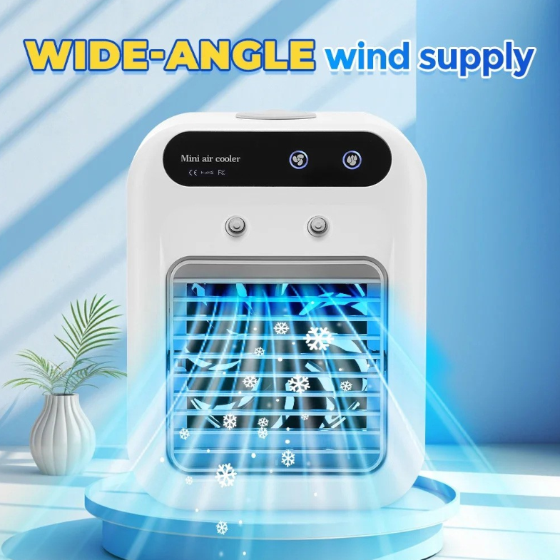 Bnf Kipas Angin Cooler Mini Fan Air Humidifier 25W 1800mAh 500ml - L7 Gambar produk Bnf Kipas Angin Cooler Mini Fan Air Humidifier 25W 1800mAh 500ml - L7 - 2