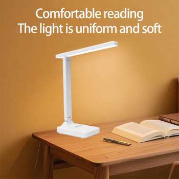 Gambar produk One Lampu Meja Belajar LED Desk Lamp USB 800mAh 10W 3 Color - PH380 - 5