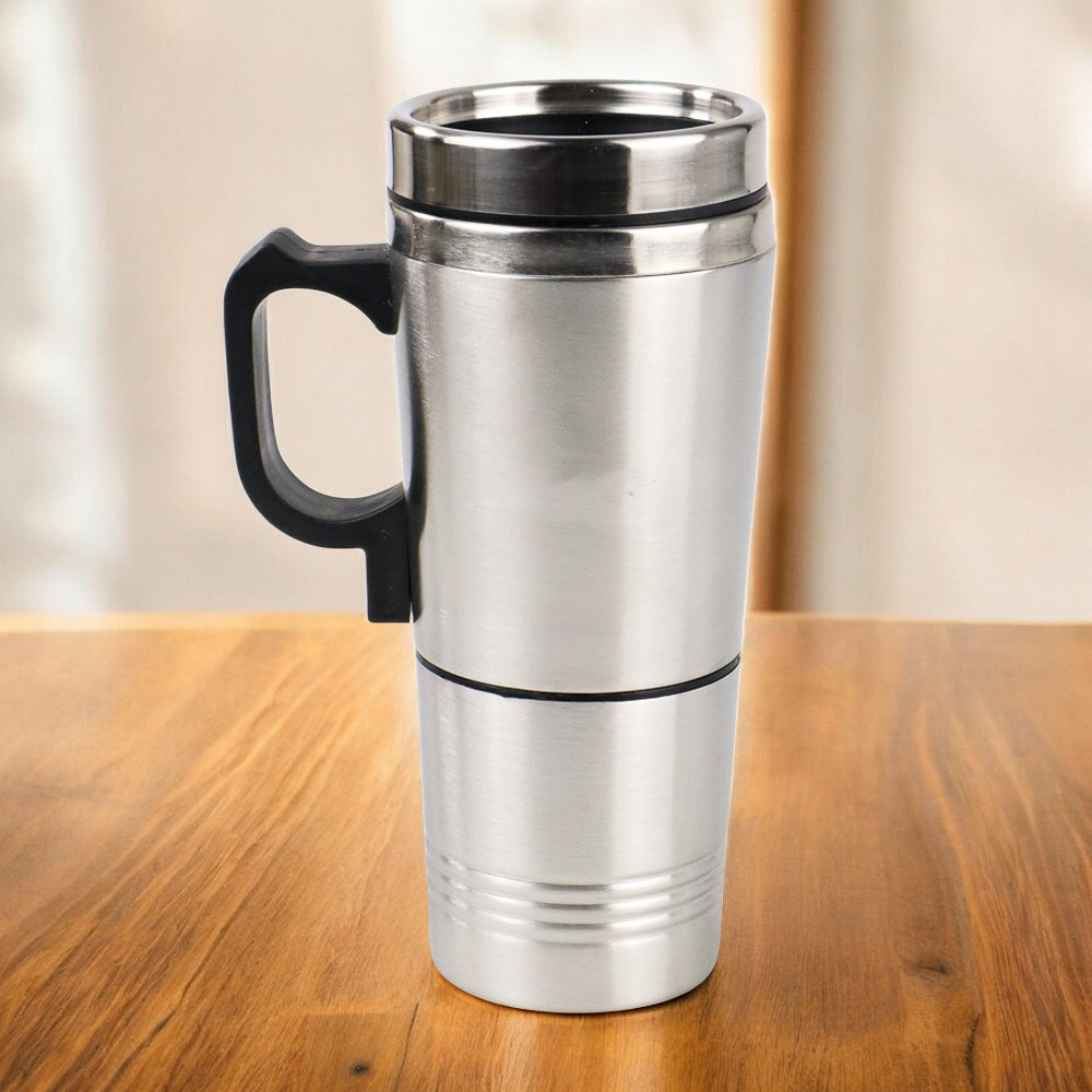 Gambar produk One Two Cups Cangkir Pemanas Air Elektrik Mobil Travel Mug 350ml 150ml - EST350 - 1