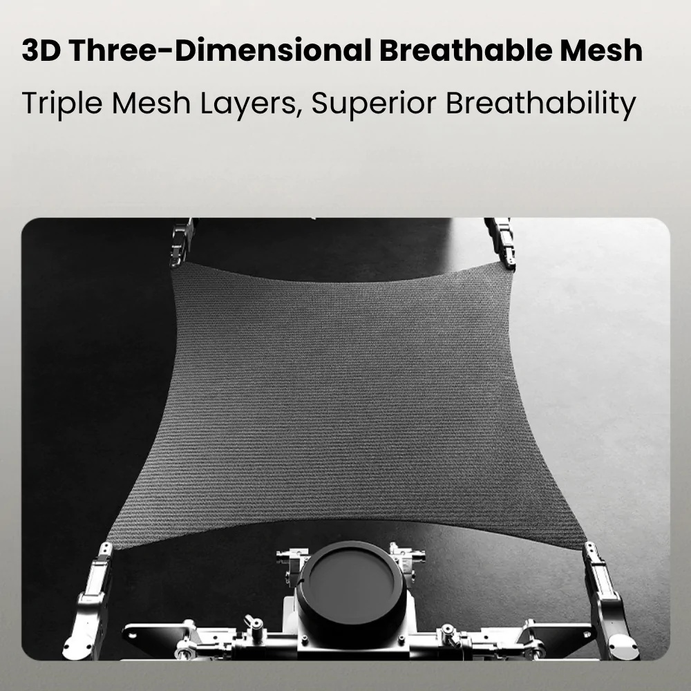 Gambar produk HBADA Kursi Kantor Office Chair 3D Lumbar 6 Way Magic Armrest - E216BGD - 8