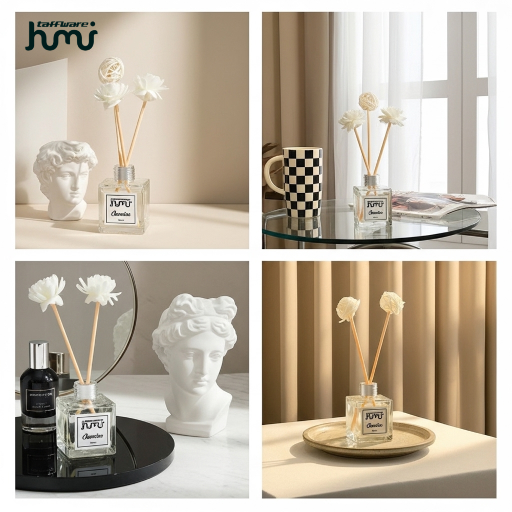 Gambar produk Taffware HUMI Pengharum Ruangan Reed Diffuser 50ml Jasmine - DF-100 - 4
