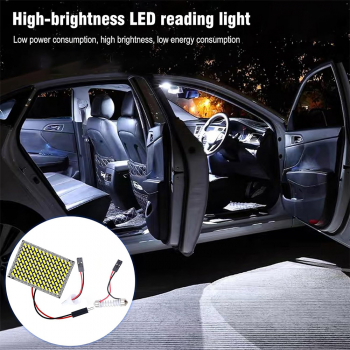 QUAB Chip Lampu LED COB SMD Interior Mobil Cool White 0.2W 12V - 30SMD