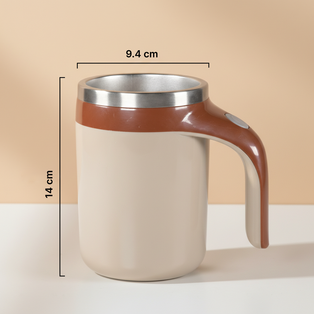 Gambar produk Ditim Cangkir Aduk Otomatis Rechargeable Self Stirring Mug 380ml - HF-630 - 7