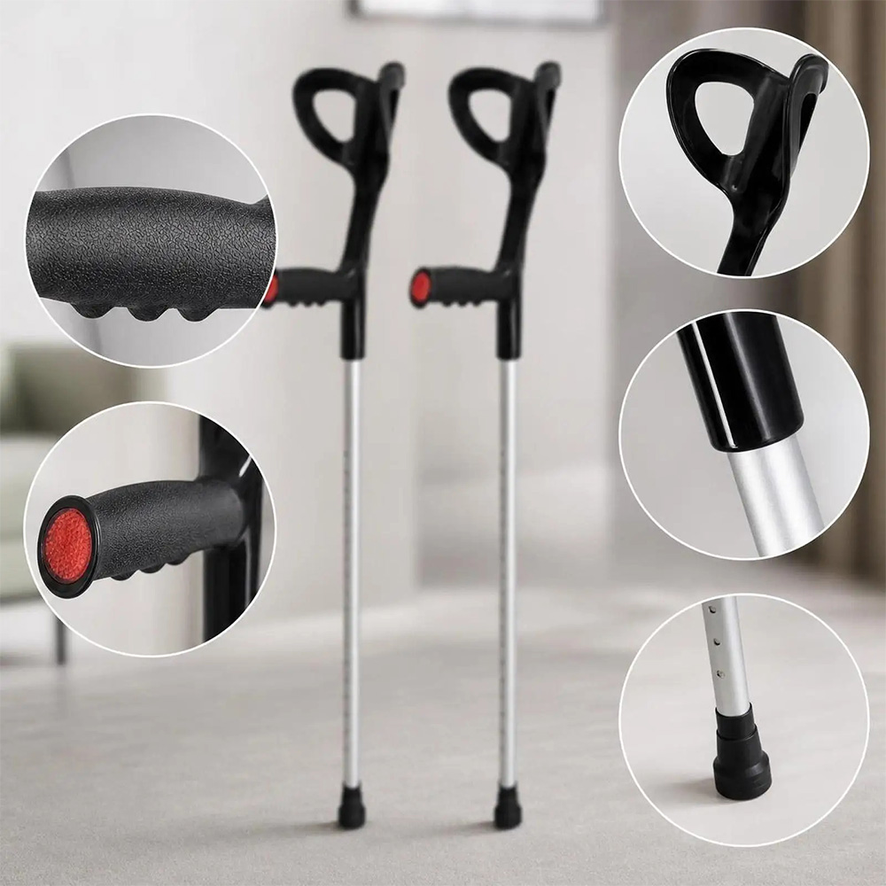 Gambar produk STYL Alat Bantu Tongkat Jalan F Walking Stick Elbow Crutch Adjustable - YC8300E - 2