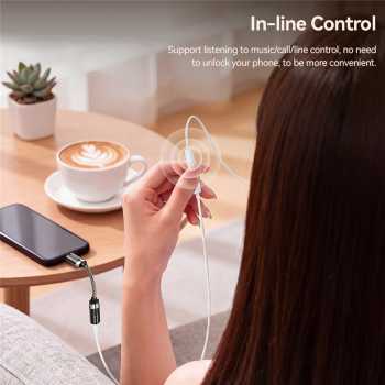 Gambar produk ESSAGER DAC Adaptor Audio HiFi OTG USB Type C to 3.5mm CX31993 - ES-YP29 - 4