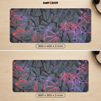 Gambar produk TaffGEAR Gaming Mouse Pad Desk Mat Anti Slip Colorful Polygonal 900x400x2mm - LM-980 - 6