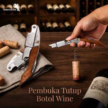 Gambar produk KNIFEZER Pembuka Tutup Botol Wine Bottle Opener - TYK-074B