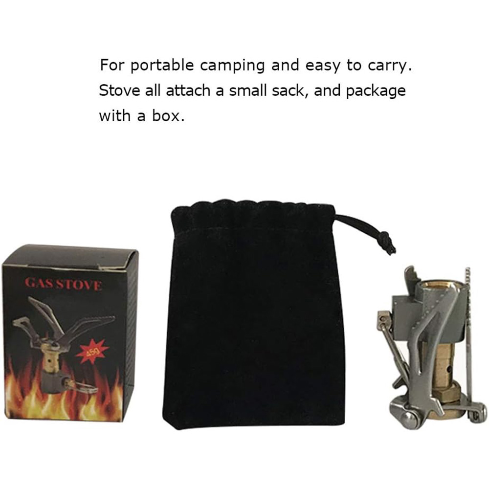 Gambar produk BISO Kompor Gas Portable Mini Outdoor Ultralight Camping Stove 3000W - A24 - 7