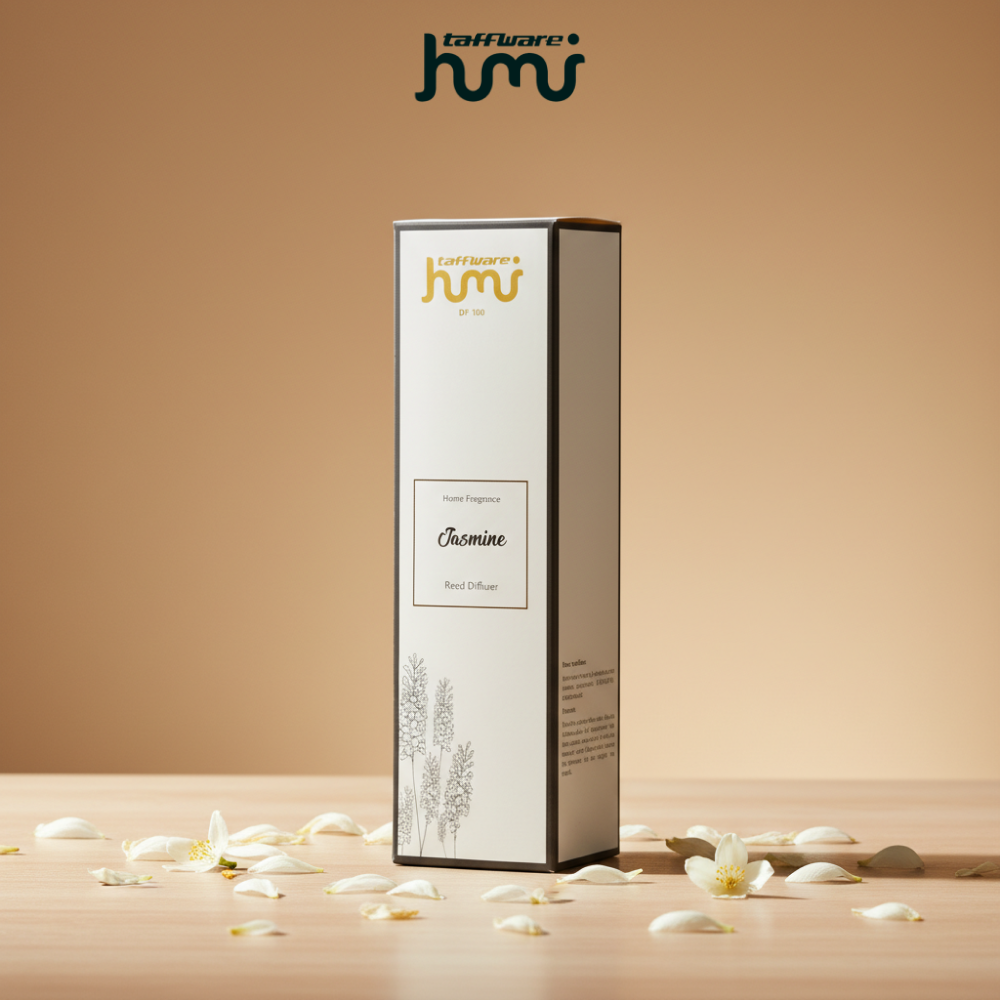 Gambar produk Taffware HUMI Pengharum Ruangan Reed Diffuser 50ml Jasmine - DF-100 - Kemasan