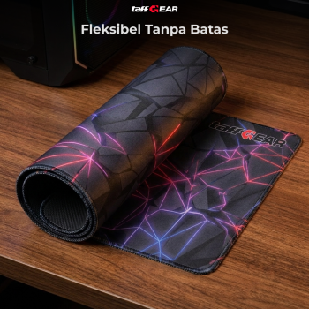 Gambar produk TaffGEAR Gaming Mouse Pad Desk Mat Anti Slip Colorful Polygonal 900x400x2mm - LM-980 - 4