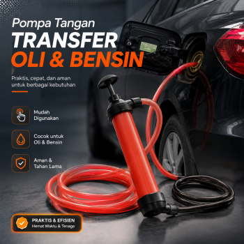 Gambar produk OTOHEROES Pompa Tangan Transfer Oli Bensin Mobil Oil Pump - NC01