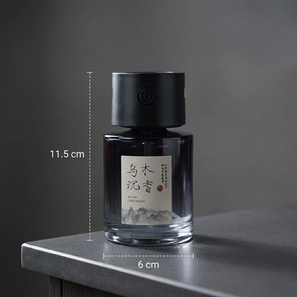Gambar produk ELYSIAN Parfum Mobil Otomatis 3 Mode 200mAh Car Freshener 140ml Ebony Agarwood - CAS-02 - 8