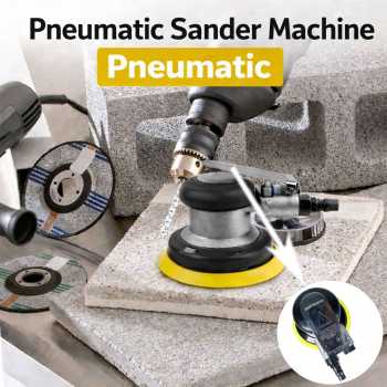 Taffware Mesin Amplas Angin Air Orbital Sander Pneumatic Round 5 Inch - BG-125D