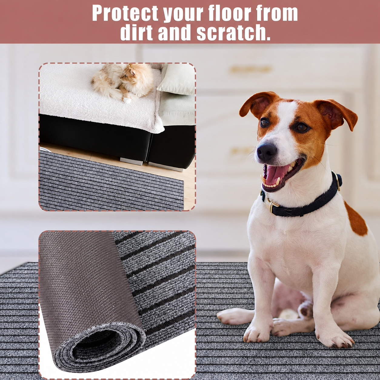 Gambar produk DATOPER Karpet Lantai Anti Slip Water Absorbing Floor Mat 60x300cm - BQ100 - 5