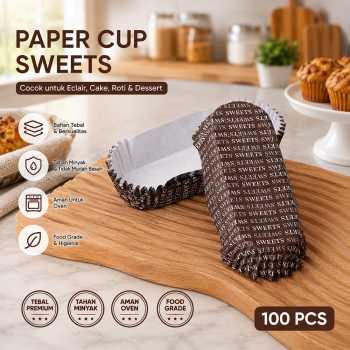 Myo Kertas Kue Muffin Cupcake Paper Cup Baking Food Grade 100 PCS - OXT-50