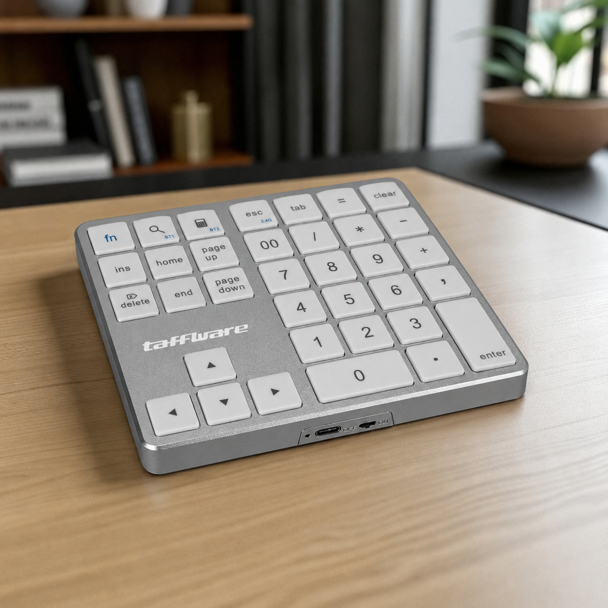 Gambar produk TaffGEAR Keyboard Numeric Numpad Wireless Bluetooth 2.4GHz Silent - K35 - 2