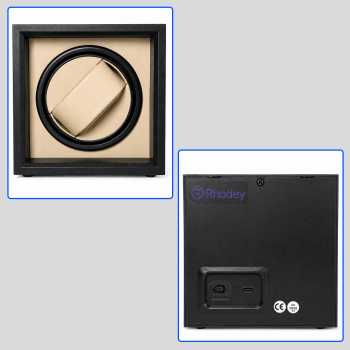 Gambar produk Rhodey Watch Winder Pemutar Jam Tangan Otomatis 1 Slot Type C 13cm - 077WT - 1