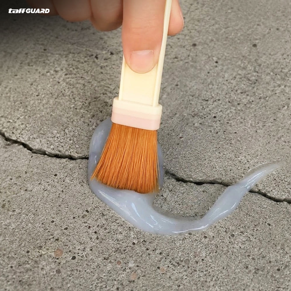 Gambar produk TaffGUARD Lem Anti Bocor Rembes Waterproof Coating 300g with Brush - JS013 - 6