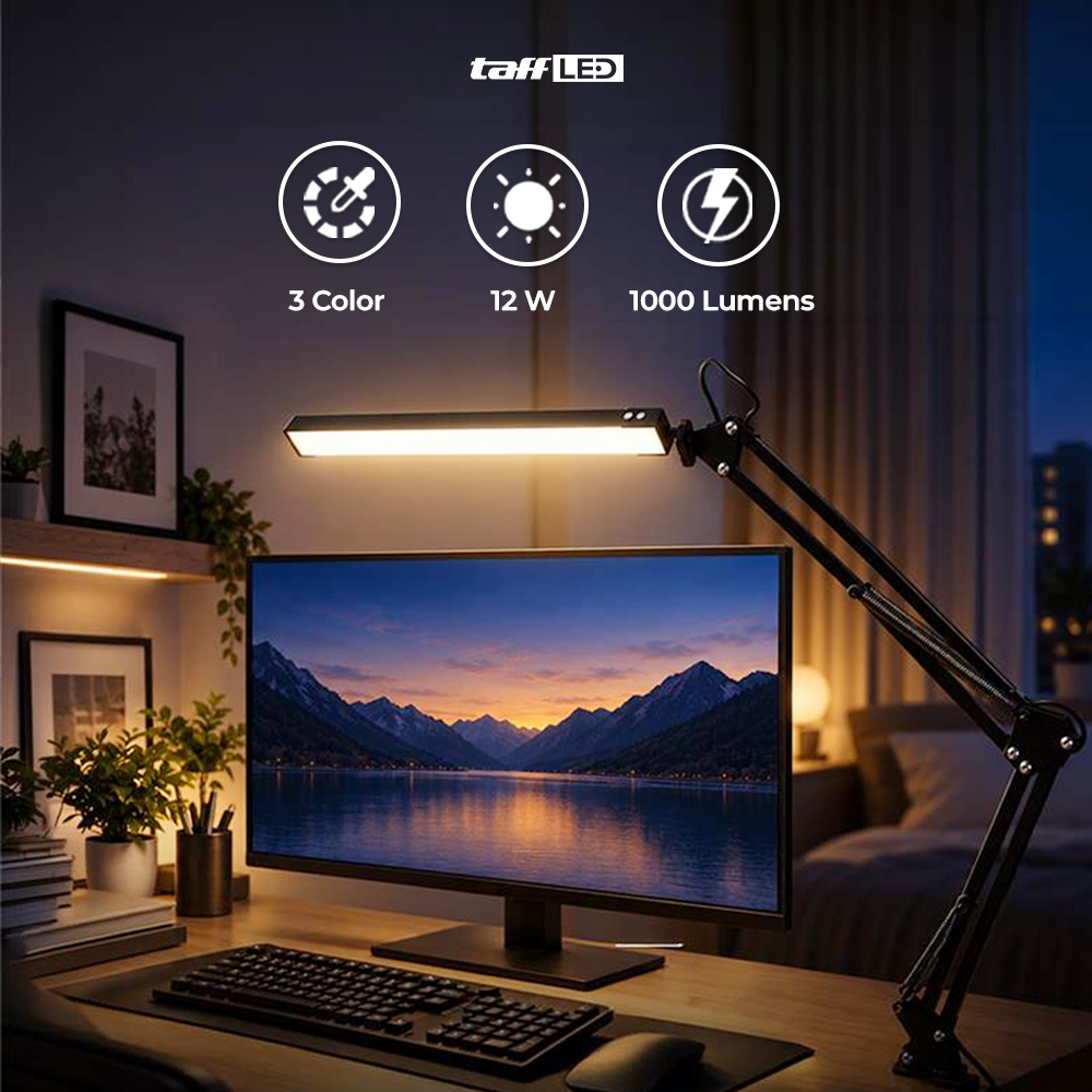 Gambar produk TaffLED Lampu Meja Belajar LED 3 Color 3500-6000K 12W - FX310 - Utama