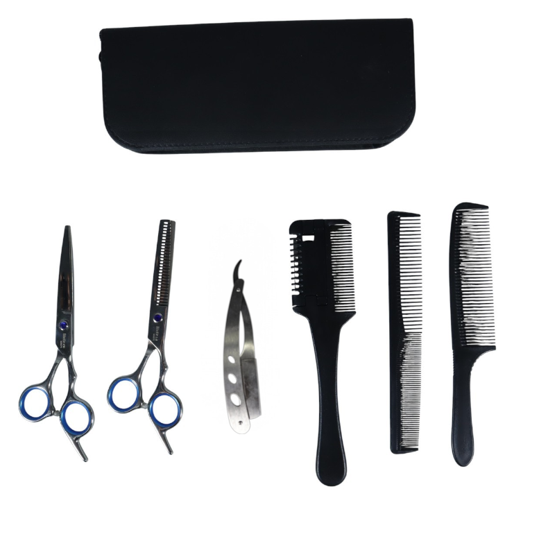 Gambar produk Biutte.co Set Gunting Rambut 7in1 Buffing Stainless Steel 4Cr13 - SM675 - 5