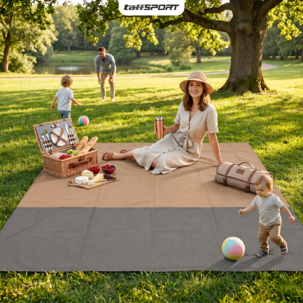 Gambar produk TaffSPORT Tikar Lipat Matras Camping Piknik Outdoor Waterproof Mat 2x2.1M - FS-008 - 7